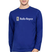 Load image into Gallery viewer, Rolls Royce Full Sleeves T-Shirt for Men-Royal Blue-Ektarfa.online
