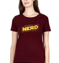Load image into Gallery viewer, Nerd T-Shirt for Women-Maroon-Ektarfa.online

