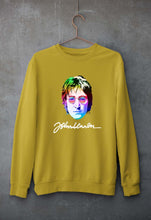 Load image into Gallery viewer, John Lennon Unisex Sweatshirt for Men/Women-Mustard Yellow-Ektarfa.online
