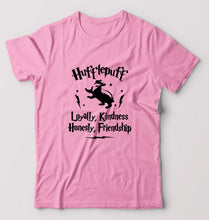 Load image into Gallery viewer, Hufflepuff Harry Potter T-Shirt for Men-Light Baby Pink-Ektarfa.online
