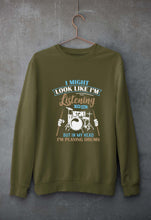 Load image into Gallery viewer, Drummer Unisex Sweatshirt for Men/Women-Olive Green-Ektarfa.online
