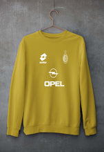 Load image into Gallery viewer, A.C. Milan Football Unisex Sweatshirt for Men/Women-Mustard Yellow-Ektarfa.online

