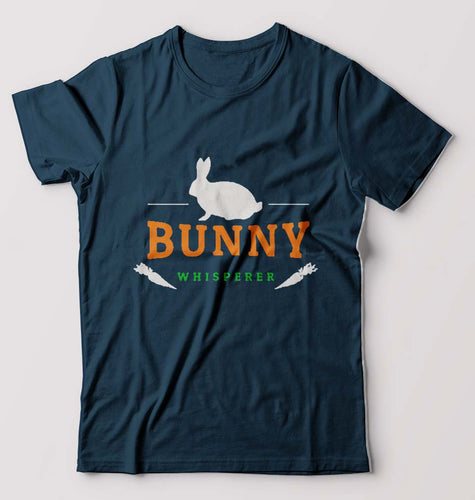 Rabbit Bunny T-Shirt for Men-Petrol Blue-Ektarfa.online