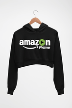 Load image into Gallery viewer, Amazon Prime Crop HOODIE FOR WOMEN-Black-Ektarfa.online
