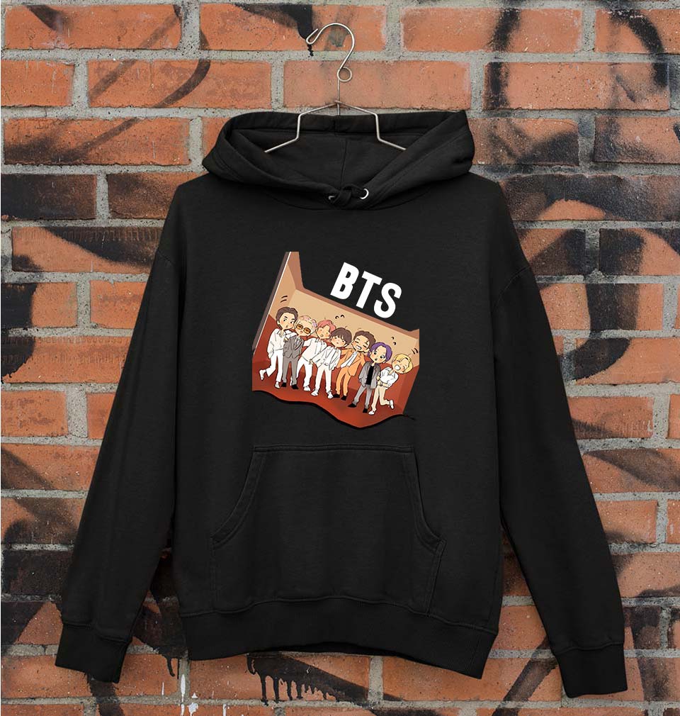 BTS Kpop Unisex Hoodie for Men/Women-Black-Ektarfa.online