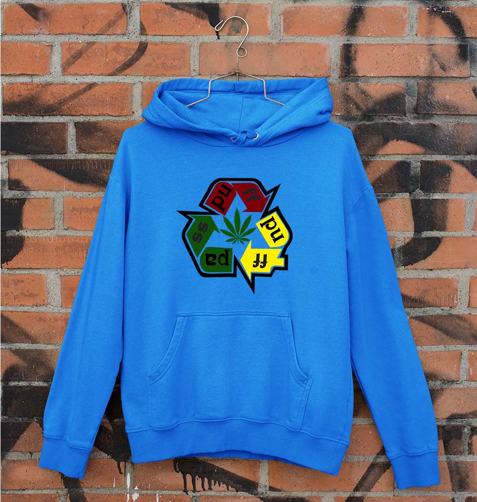 Weed Unisex Hoodie for Men/Women-Royal Blue-Ektarfa.online