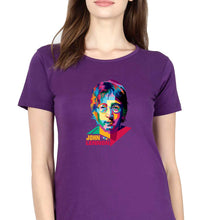 Load image into Gallery viewer, John Lennon T-Shirt for Women-Purple-Ektarfa.online
