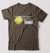 Load image into Gallery viewer, Tennis T-Shirt for Men-Olive Green-Ektarfa.online

