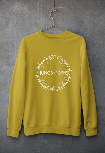 The Rings of Power Unisex Sweatshirt for Men/Women-Mustard Yellow-Ektarfa.online