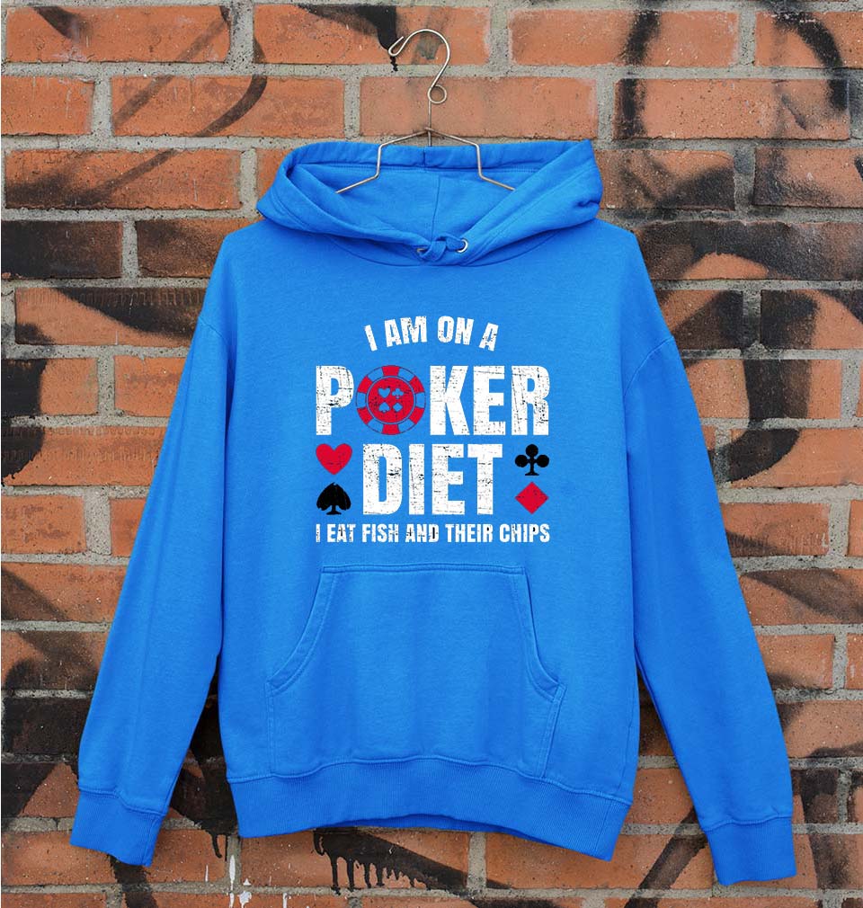 Poker Unisex Hoodie for Men/Women-Royal Blue-Ektarfa.online