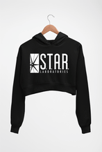 Load image into Gallery viewer, Star laboratories Crop HOODIE FOR WOMEN-Black-Ektarfa.online
