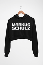 Load image into Gallery viewer, Markus Schulz Crop HOODIE FOR WOMEN-Black-Ektarfa.online

