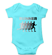 Load image into Gallery viewer, Runner Running Kids Romper For Baby Boy/Girl-0-5 Months(18 Inches)-Sky Blue-Ektarfa.online
