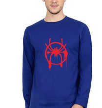 Load image into Gallery viewer, Spiderman Superhero Full Sleeves T-Shirt for Men-Royal Blue-Ektarfa.online
