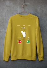 Load image into Gallery viewer, Goa Calling Unisex Sweatshirt for Men/Women-Mustard yellow-Ektarfa.online
