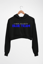 Load image into Gallery viewer, Cyber Security Crop HOODIE FOR WOMEN-Black-Ektarfa.online
