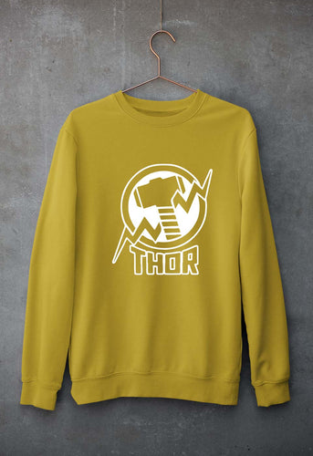 Thor Superhero Unisex Sweatshirt for Men/Women-Mustard Yellow-Ektarfa.online