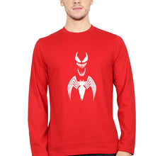 Load image into Gallery viewer, Venom Spiderman Superhero Full Sleeves T-Shirt for Men-Red-Ektarfa.online
