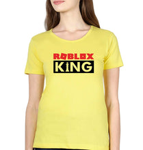 Load image into Gallery viewer, Roblox T-Shirt for Women-Yellow-Ektarfa.online
