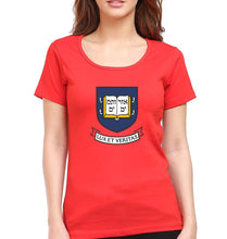 Load image into Gallery viewer, Yale University T-Shirt for Women-Red-Ektarfa.online
