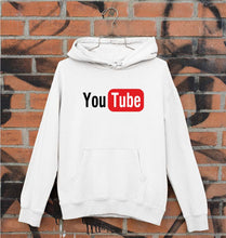 Load image into Gallery viewer, YouTube Unisex Hoodie for Men/Women-White-Ektarfa.online
