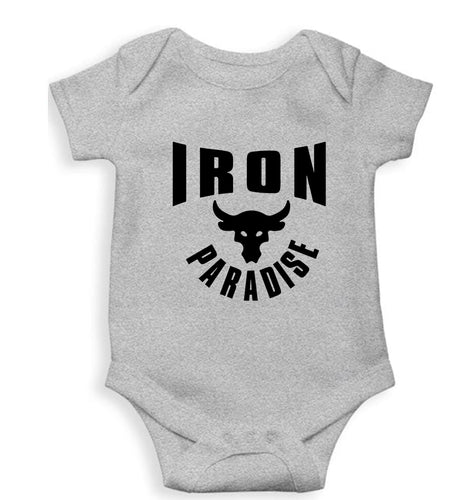 Iron Paradise Kids Romper For Baby Boy/Girl-Grey-Ektarfa.online