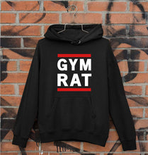 Load image into Gallery viewer, Gym Rat Unisex Hoodie for Men/Women-Black-Ektarfa.online
