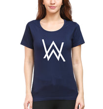 Load image into Gallery viewer, Alan Walker T-Shirt for Women-Navy Blue-Ektarfa.online
