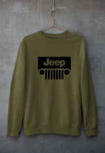 Load image into Gallery viewer, Jeep Unisex Sweatshirt for Men/Women-S(40 Inches)-Olive Green-Ektarfa.online
