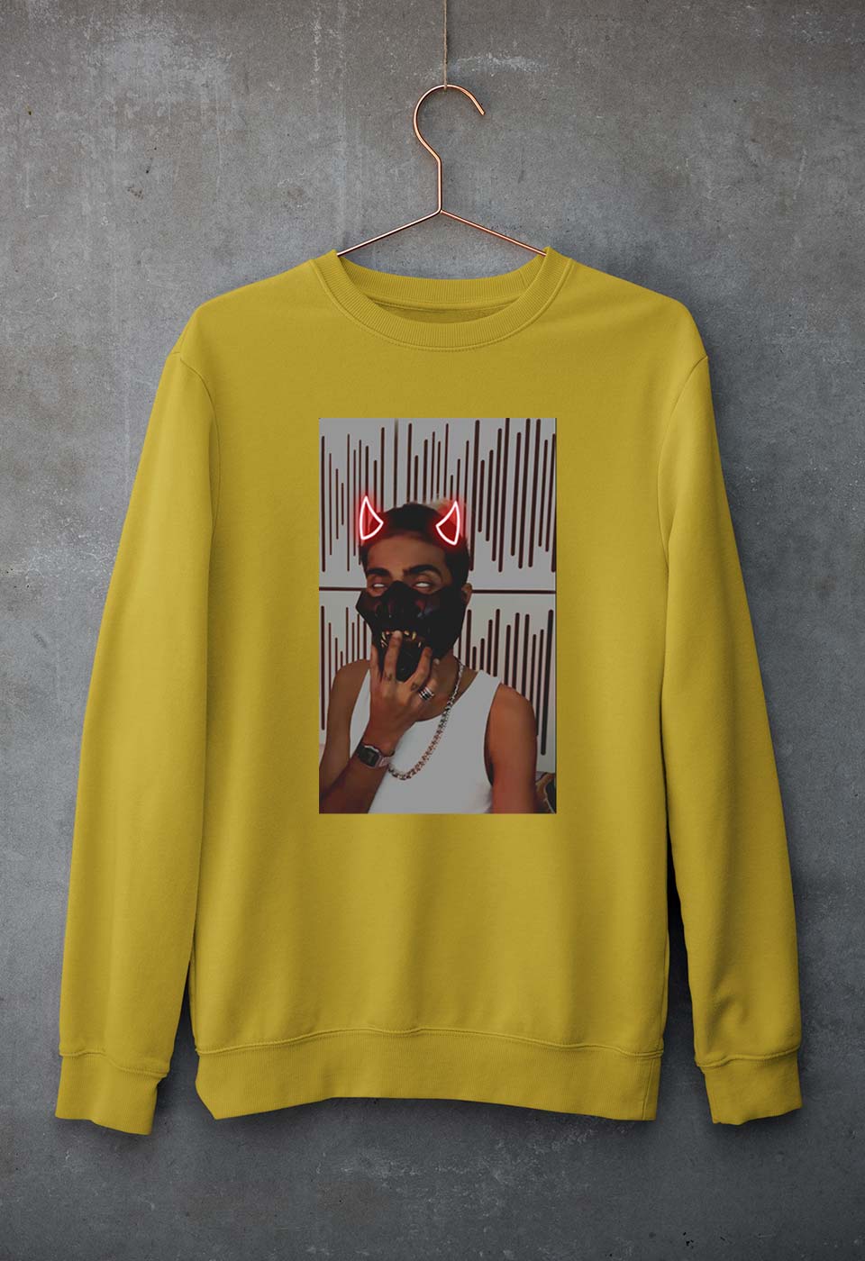 MC Stan Unisex Sweatshirt for Men/Women-Mustard Yellow-Ektarfa.online