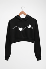 Load image into Gallery viewer, Badminton Crop HOODIE FOR WOMEN-Black-Ektarfa.online
