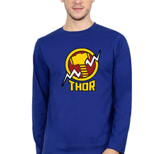 Load image into Gallery viewer, Thor Superhero Full Sleeves T-Shirt for Men-Royal blue-Ektarfa.online
