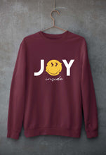 Load image into Gallery viewer, Joy Emoji Unisex Sweatshirt for Men/Women-Maroon-Ektarfa.online
