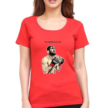 Load image into Gallery viewer, Khabib Nurmagomedov T-Shirt for Women-Red-Ektarfa.online
