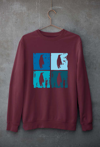 Penguins Unisex Sweatshirt for Men/Women-Maroon-Ektarfa.online