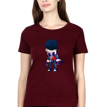 Load image into Gallery viewer, Edgar Brawl Starts T-Shirt for Women-Maroon-Ektarfa.online
