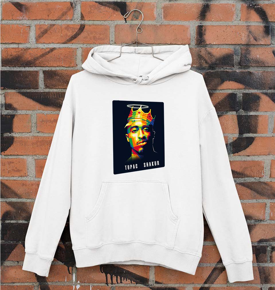 2Pac Tupac Unisex Hoodie for Men/Women-White-Ektarfa.online