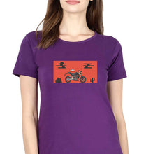 Load image into Gallery viewer, Duke T-Shirt for Women-Purple-Ektarfa.online
