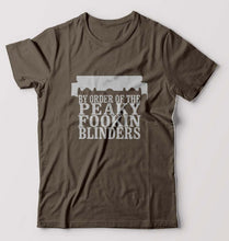Load image into Gallery viewer, Peaky Blinders T-Shirt for Men-Olive Green-Ektarfa.online
