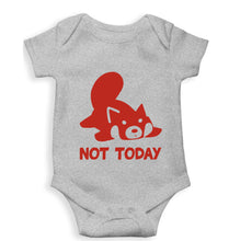 Load image into Gallery viewer, Rocket Raccoon Lazy Not Today Kids Romper Kids Romper For Baby Boy/Girl-0-5 Months(18 Inches)-Grey-Ektarfa.online
