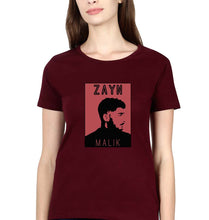 Load image into Gallery viewer, Zayn Malik T-Shirt for Women-Maroon-Ektarfa.online
