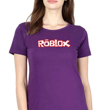 Load image into Gallery viewer, Roblox T-Shirt for Women-Purple-Ektarfa.online
