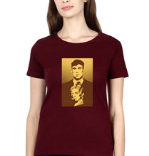 Load image into Gallery viewer, Peaky Blinders T-Shirt for Women-Maroon-Ektarfa.online
