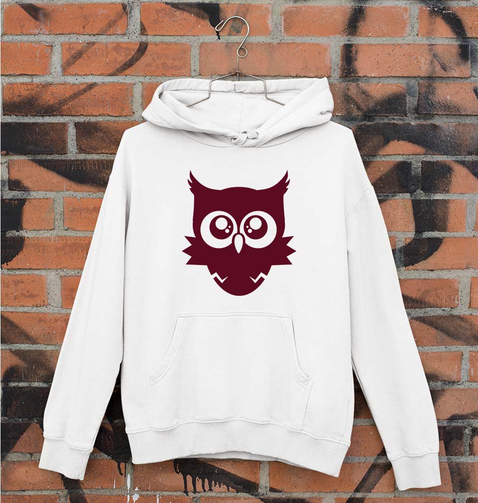 Cute Baby Owl Unisex Hoodie for Men/Women-White-Ektarfa.online