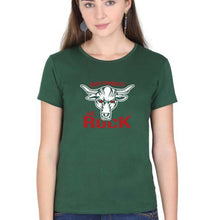Load image into Gallery viewer, The Rock T-Shirt for Women-Dark green-Ektarfa.online
