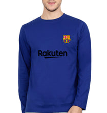 Load image into Gallery viewer, Barcelona Full Sleeves T-Shirt for Men-Royal Blue-Ektarfa.online
