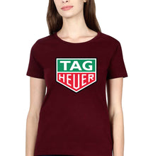 Load image into Gallery viewer, TAG Heuer T-Shirt for Women-Maroon-Ektarfa.online
