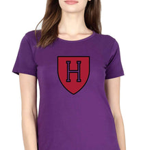 Load image into Gallery viewer, Harvard T-Shirt for Women-Purple-Ektarfa.online
