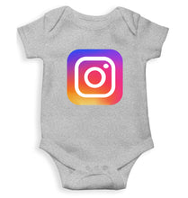 Load image into Gallery viewer, Instagram Kids Romper Kids Romper For Baby Boy/Girl-0-5 Months(18 Inches)-Grey-Ektarfa.online
