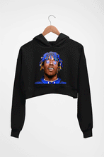 Load image into Gallery viewer, Lil Uzi Vert (LUV) Crop HOODIE FOR WOMEN-Black-Ektarfa.online
